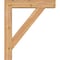 Ekena Millwork Traditional Block Smooth Bracket w/ Offset Brace, Western Red Cedar, 5 1/2"W x 24"D x 28"H BKT0604X24X28TRA05SWR - alternate 4